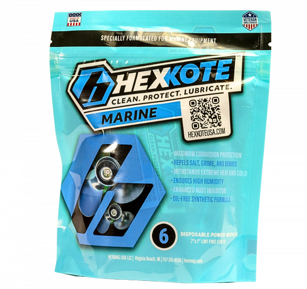 HEXKOTE Marine 7x7 Disposable Wipes