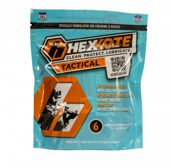 HEXKOTE Tactical 7x7 Disposable Wipes