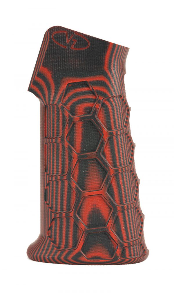 HEXMAG x VZ Custom Grip - Red/Black - Image 6