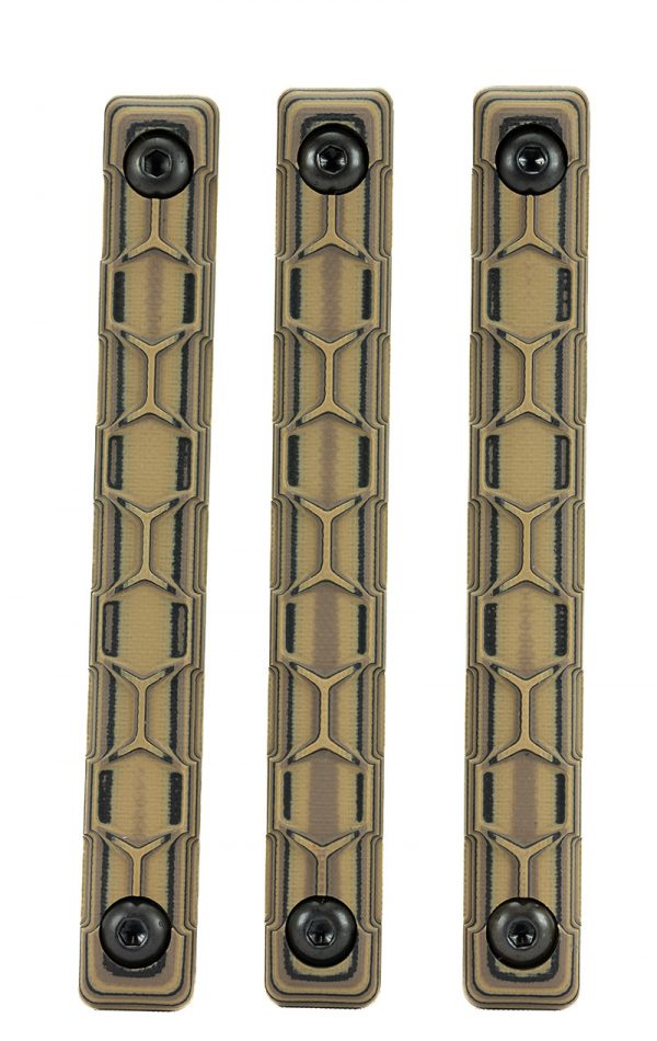 HEXMAG x VZ M-LOK Rail Cover (3 Pack): HYENA BROWN