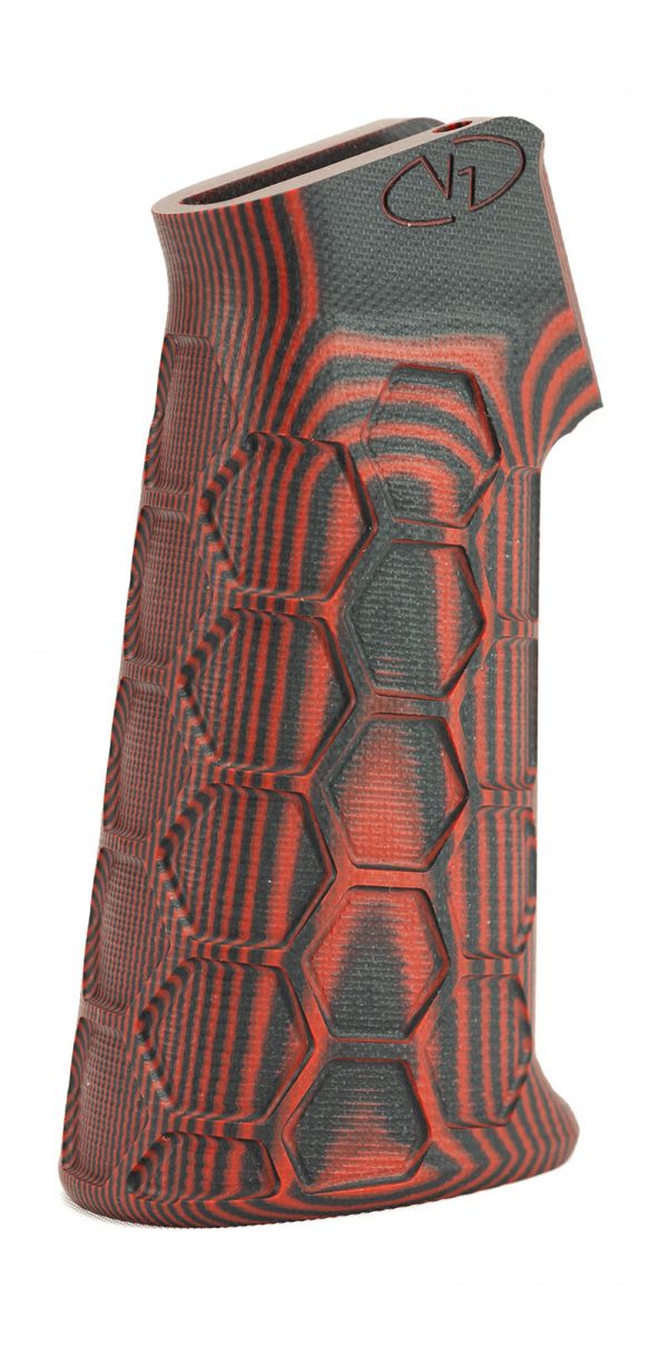HEXMAG x VZ Custom Grip - Red/Black - Image 3