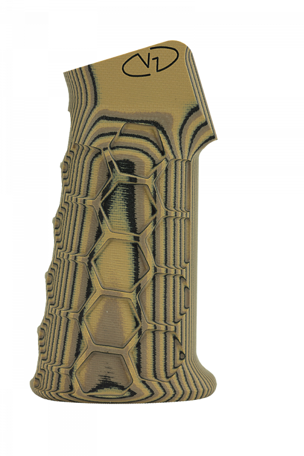 HEXMAG x VZ Custom Grip - Hyena Brown