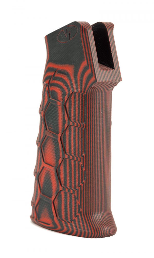 HEXMAG x VZ Custom Grip - Red/Black - Image 2